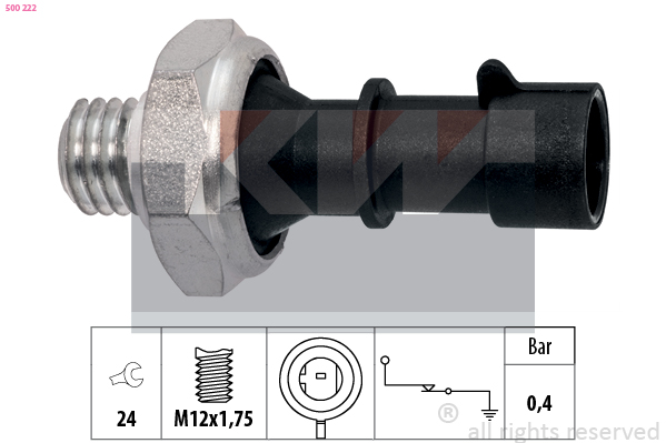 Oliedrukschakelaar KW 500 222