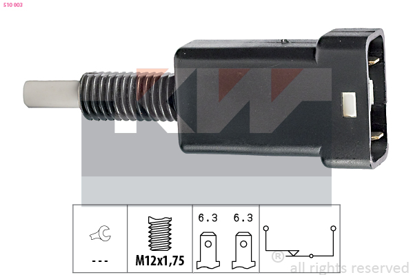 Remlichtschakelaar KW 510 003