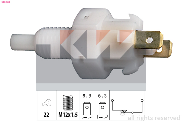 Remlichtschakelaar KW 510 004