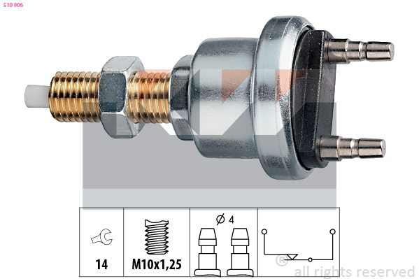 Remlichtschakelaar KW 510 006