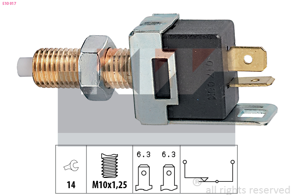 Remlichtschakelaar KW 510 017