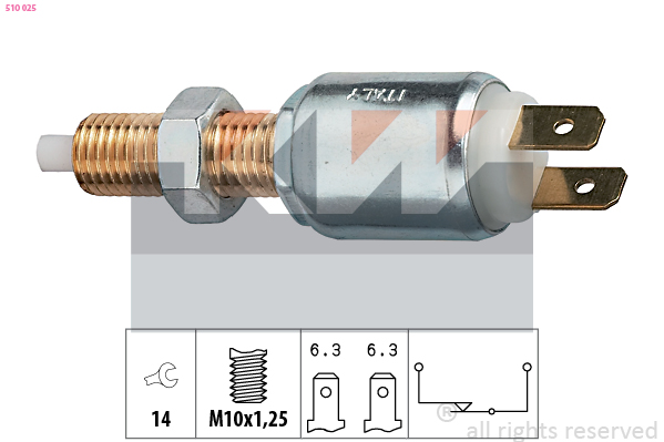 Remlichtschakelaar KW 510 025