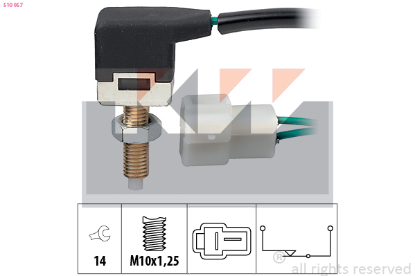 Koppelingbedieningsschakelaar (motor) KW 510 057