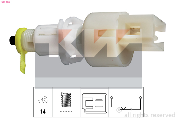 Koppelingbedieningsschakelaar (motor) KW 510 108