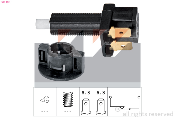 Remlichtschakelaar KW 510 112