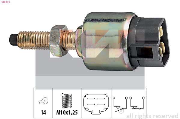 Remlichtschakelaar KW 510 125