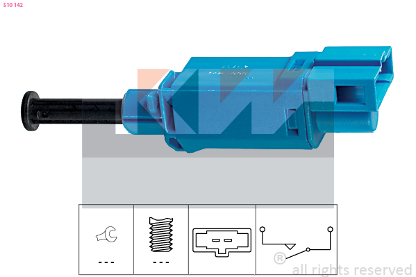 Koppelingbedieningsschakelaar (motor) KW 510 142