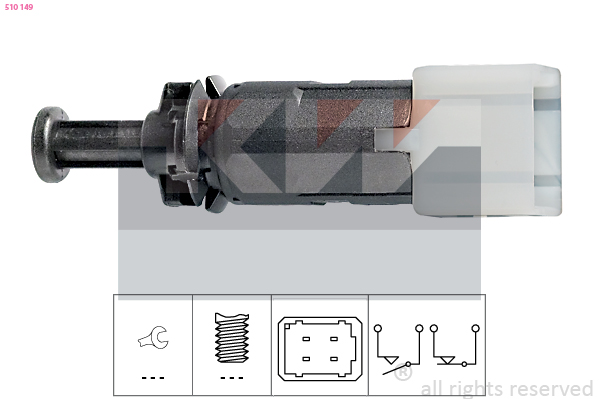 Remlichtschakelaar KW 510 149