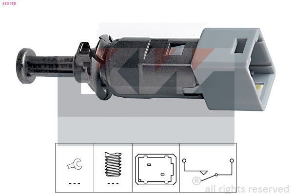 Koppelingbedieningsschakelaar (motor) KW 510 150