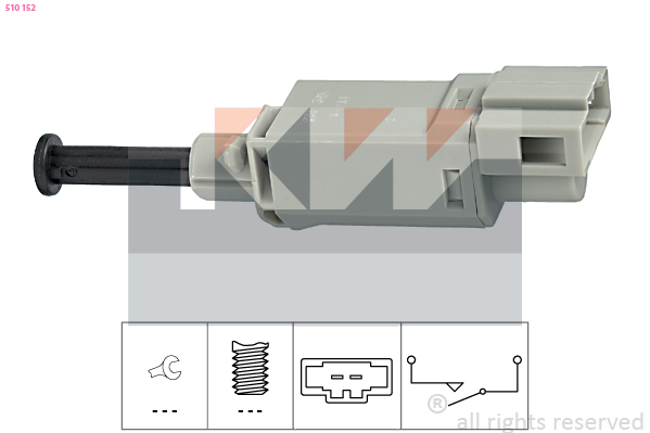 Koppelingbedieningsschakelaar (motor) KW 510 152