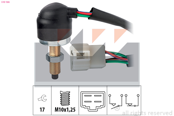 Remlichtschakelaar KW 510 166