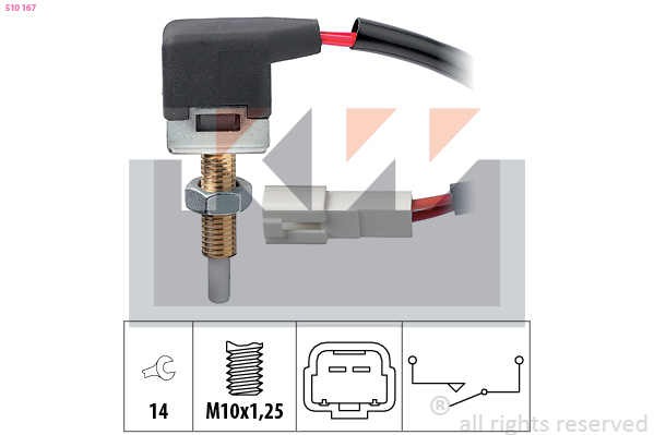 Koppelingbedieningsschakelaar (motor) KW 510 167