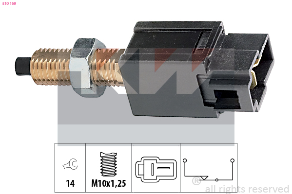 Koppelingbedieningsschakelaar (motor) KW 510 169