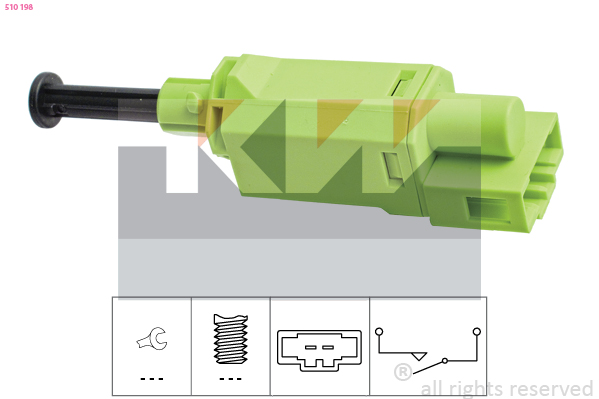 Koppelingbedieningsschakelaar (motor) KW 510 198