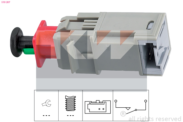 Koppelingbedieningsschakelaar (motor) KW 510 207