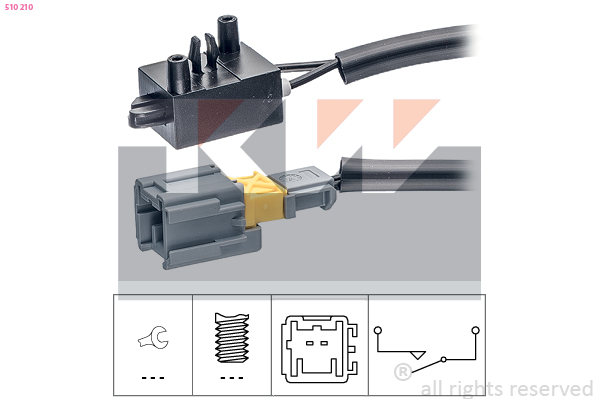 Remlichtschakelaar KW 510 210