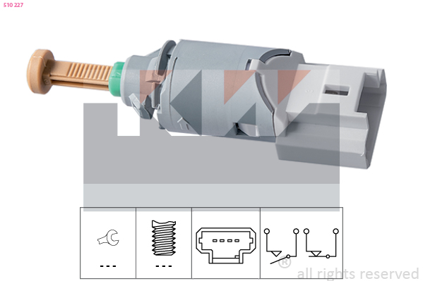 Remlichtschakelaar KW 510 227