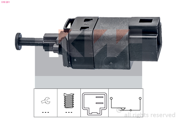 Remlichtschakelaar KW 510 251