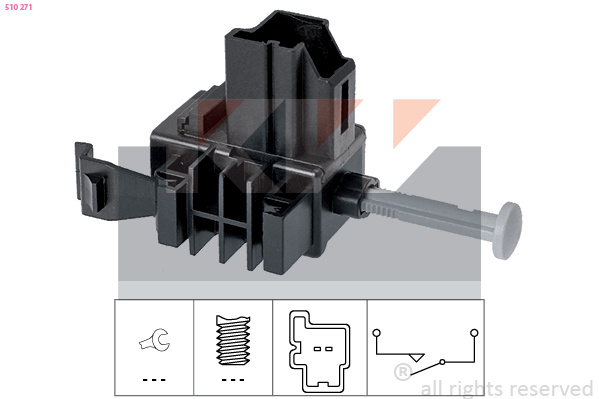 Koppelingbedieningsschakelaar (motor) KW 510 271