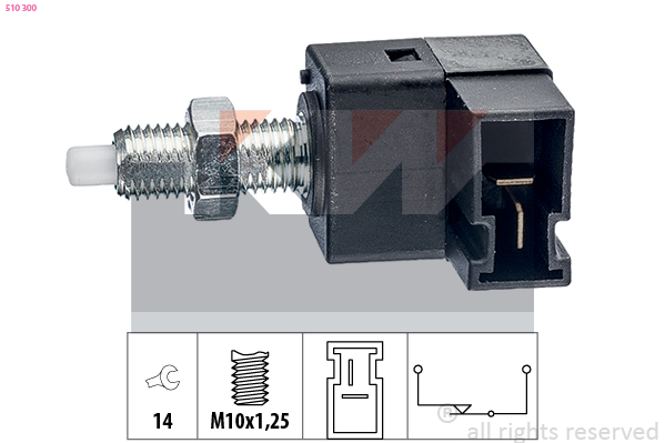 Koppelingbedieningsschakelaar (motor) KW 510 300