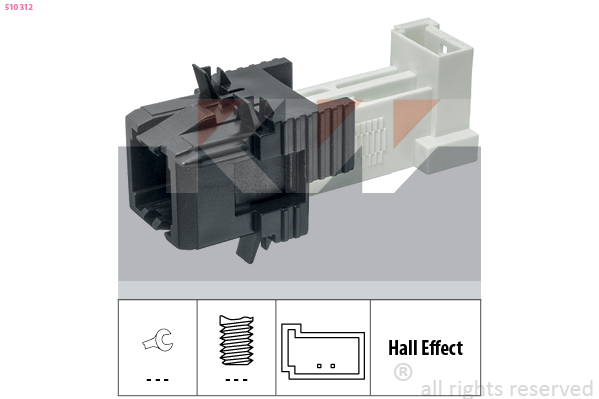 Koppelingbedieningsschakelaar (motor) KW 510 312