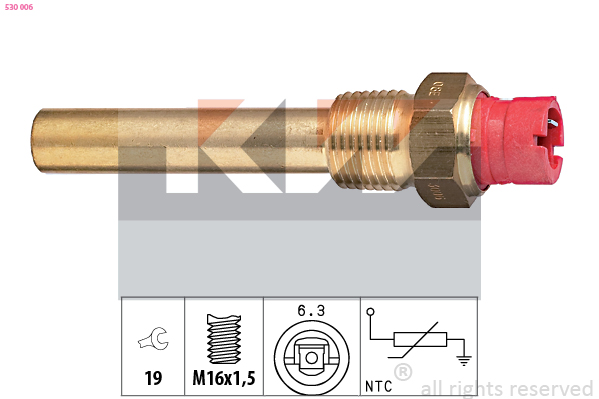 Olietemperatuursensor KW 530 006