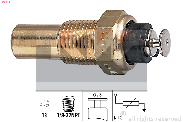 Temperatuursensor KW 530 014