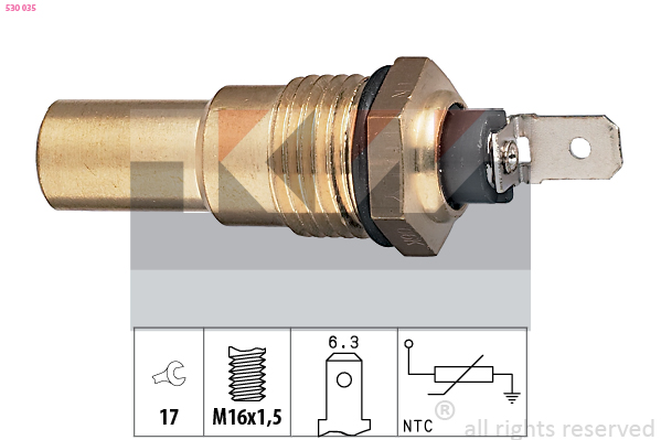 Temperatuursensor KW 530 035