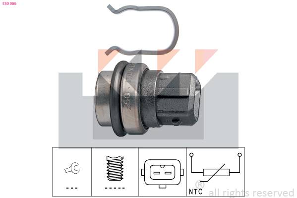 Temperatuursensor KW 530 086