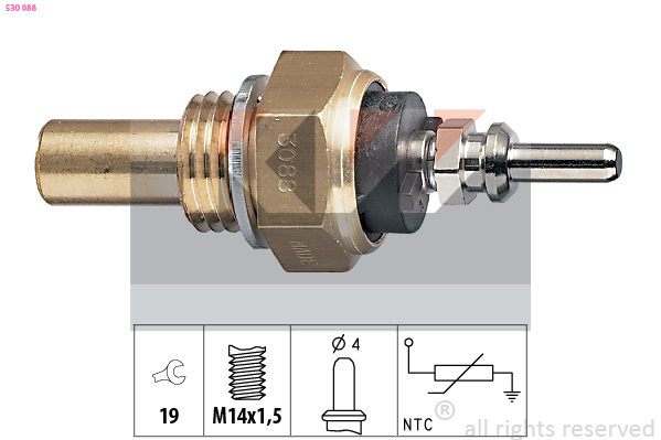 Temperatuursensor KW 530 088