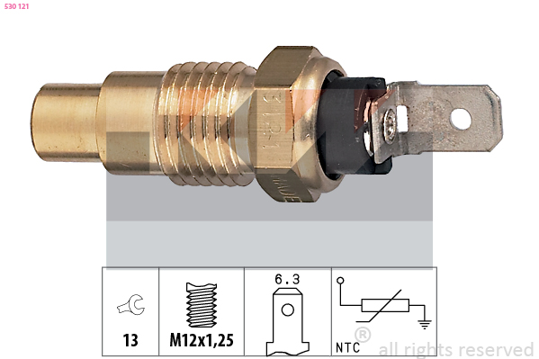 Temperatuursensor KW 530 121