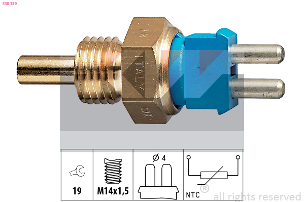 Temperatuursensor KW 530 139