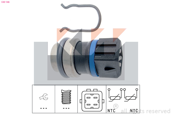 Temperatuursensor KW 530 146