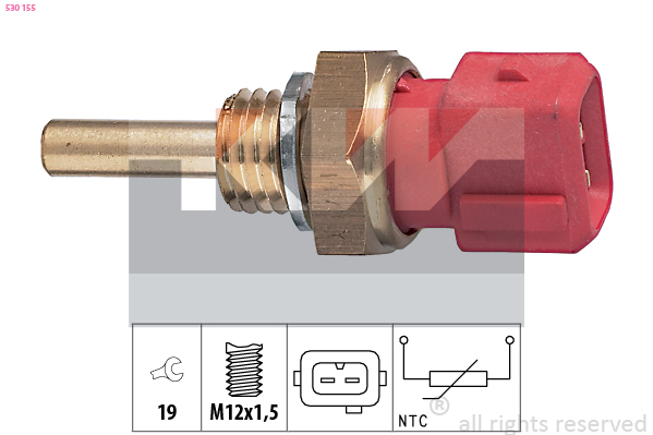 Temperatuursensor KW 530 155