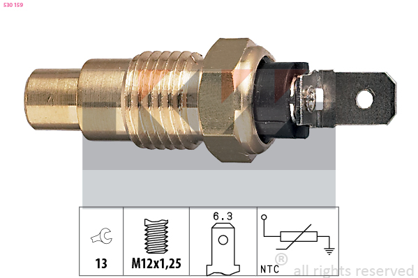 Temperatuursensor KW 530 159