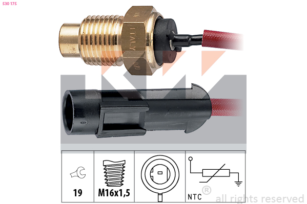 Temperatuursensor KW 530 175