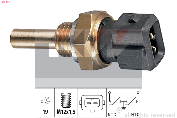 Temperatuursensor KW 530 192