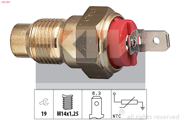 Temperatuursensor KW 530 203