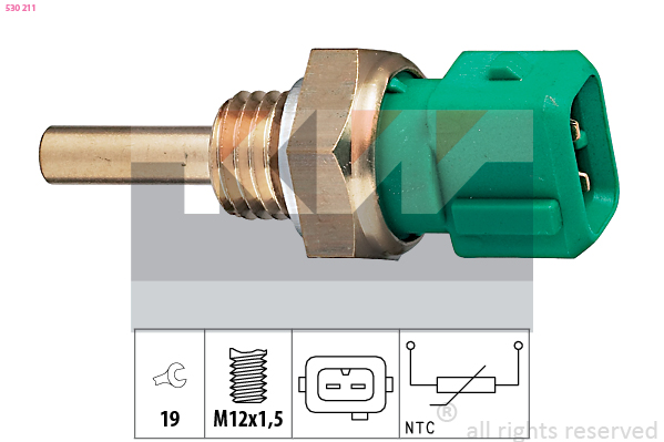 Temperatuursensor KW 530 211