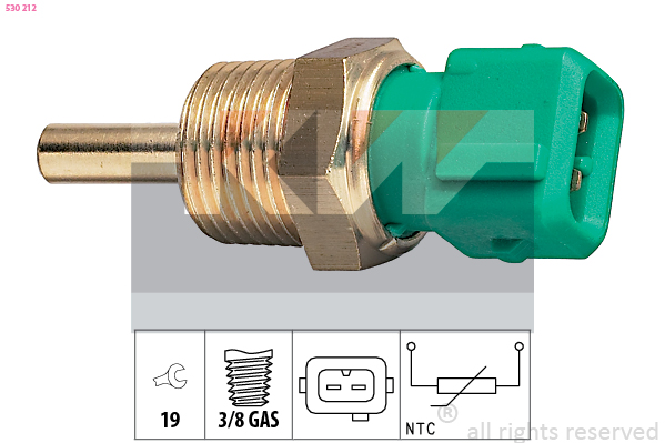 Temperatuursensor KW 530 212