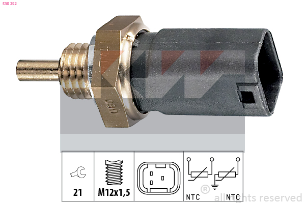 Temperatuursensor KW 530 252