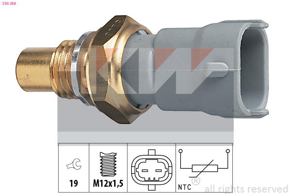 Temperatuursensor KW 530 268