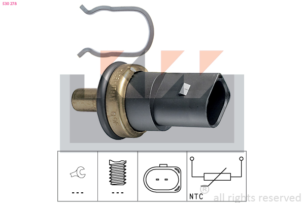 Temperatuursensor KW 530 278