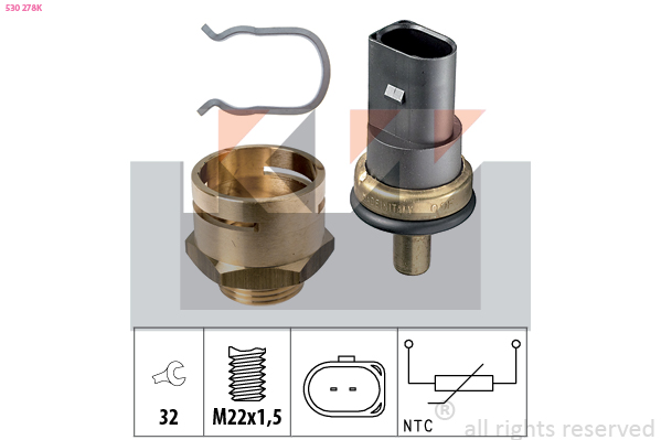 Temperatuursensor KW 530 278K