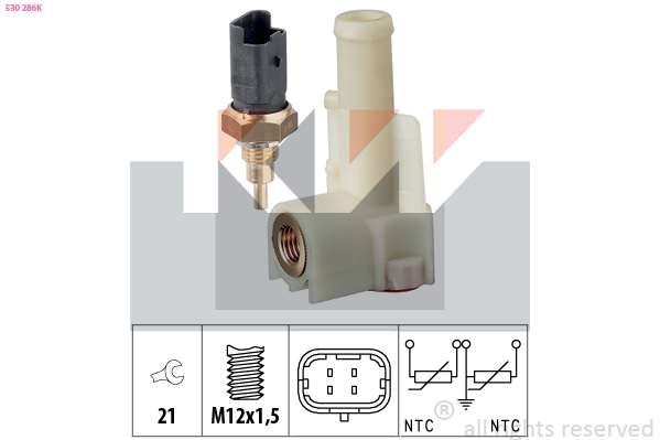 Temperatuursensor KW 530 286K