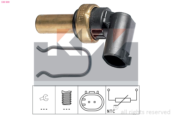 Temperatuursensor KW 530 300