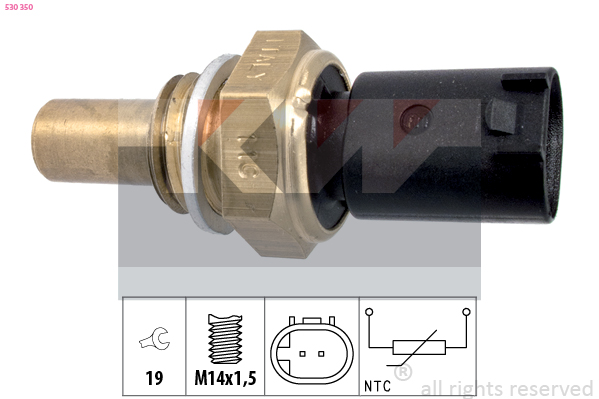 Brandstofdruk sensor KW 530 350