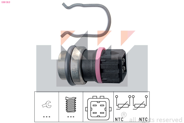 Temperatuursensor KW 530 353