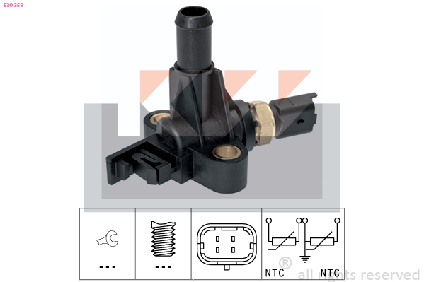 Temperatuursensor KW 530 359