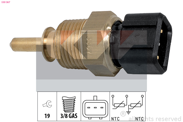 Temperatuursensor KW 530 367